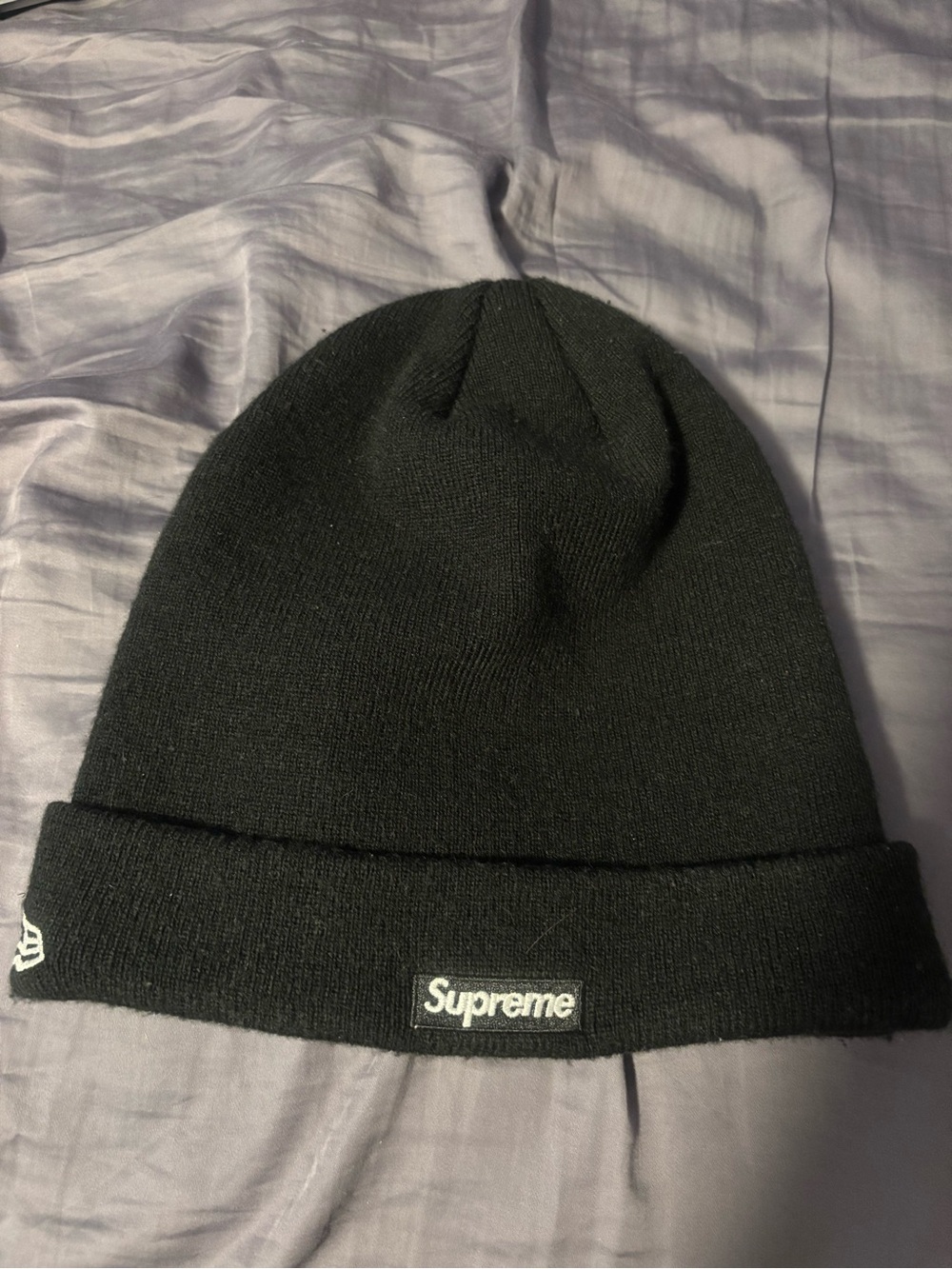 Supreme New Era S logo beanie